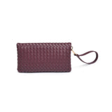 Aria Woven Wristlet Clutch - Oatmilk