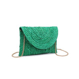 Aegean Straw Clutch