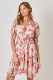 Mystree Ruffle Floral Dress