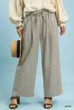 Lisa Striped Wide-leg Pants