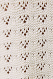 High Waist Contrast Detail Shorts-Ivory
