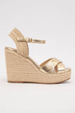 Lorita Cross Strap Espadrilles Wedge