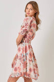 Mystree Ruffle Floral Dress