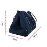 Neoprene Beach Bag - Pastel Watercolor RTS