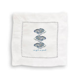 Three Blue Oysters: Dishtowel
