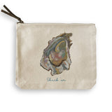 Pink Oyster with Shuck 'em: Dishtowel