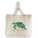 Blue Sea Turtle with Location: Dishtowel - Pensacola Beach