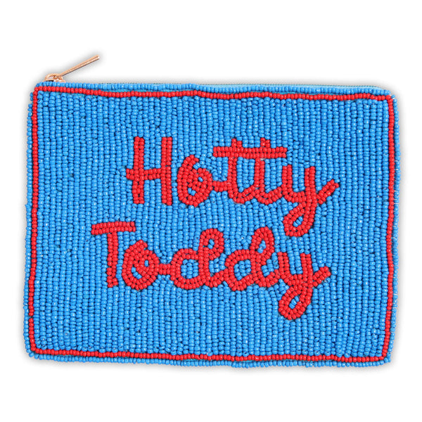 Hand Beaded Coin Pouch - Ole Miss Rebels