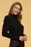 FINAL SALE - The Gaby Turtle Neck Top