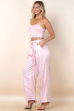 Sayla Chunky Knit Top And Pants Set