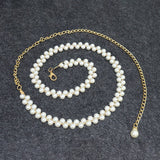 Pearl String Chain Belt