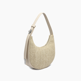 Luna Coastal Straw Shoulder Purse
