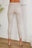 Texture Stripe Crinkle Jogger