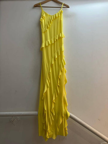Italian Tiered Ruffled Maxi Dress