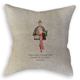 Retail Therapy Shopper Girl: Dishtowel