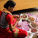 Aasha Beaded Circle Earrings