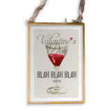 Valentines Day Blah Blah Blah: Dishtowel