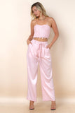 Sayla Chunky Knit Top And Pants Set