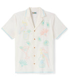 Tequilin' Time Cabana Shirt - Men's Embroidered Button Down