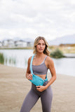 Nylon Belt Bum Bag- Aqua RTS