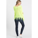 90’s Destroyed V-Neck Sweater