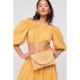 Aegean Straw Clutch