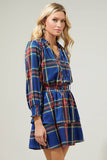 Lakeview Plaid Clifton Ruffle Dress