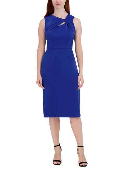 Donna Rocco Knot Neck Midi Dress
