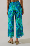 Blissy Tropical Hanie Flare Pants