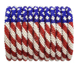 Patriotic Jewelry Roll-On® Bracelets - Stars & Stripes