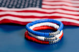 4th Of July Bracelet Stack