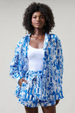 Nala Floral Regie Boyfriend Button Down Shirt