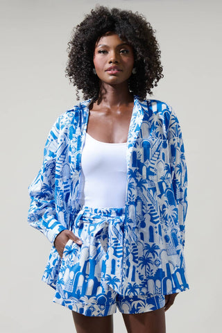 Nala Floral Regie Boyfriend Button Down Shirt