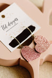 Heart Hoop Earrings