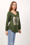 Faith Metallic Italian Sweater