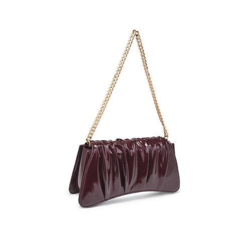 Erie A. Shoulder Bag- Burgundy