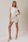 Asymmetrical Neck Sleeveless Top