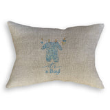 Baby Boy Clothing with “It's a Boy” Dishtowel