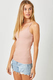 Mystree Ribbed Tank Top