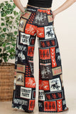 Tammy Cowboy Slack Pants - Multi-Colored