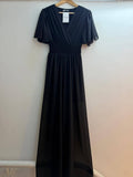 Flutter Sleeve Smocked Waist Italian Jumpsuit