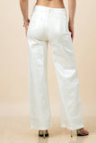 Shine Stretch Wide Denim Pants
