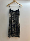 Italian Sequin Leopard Mini Dress