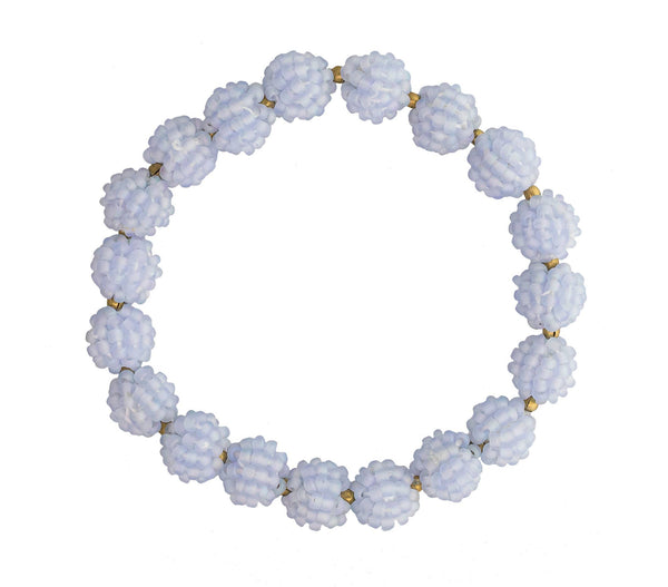 FINAL SALE Boho Globe Bracelet - Sky