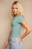 Double Lined Short Sleeve Baby Tee