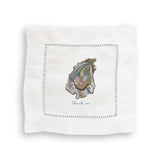 Pink Oyster with Shuck 'em: Dishtowel