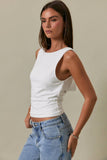 Cowl Back Detail Knit Top