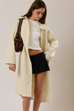 Spring Trench Coat - Cream