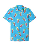 Breezy Bloody Mary Golf Polo- Blue