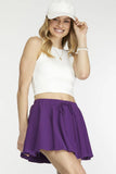 Savannah Game Day Knit Flutter Mini Skirt
